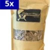 Famiflora BBQ Smoke Chips - Hickory Wood - 8500ML (5 Pièces De 1700ML) - Bois à Fumer Idéal Pour La Volaille, Les Côtes Levées, Le Gibier Et Le Porc -Magasin D'Accessoires Pour Barbecue 979x1200 1