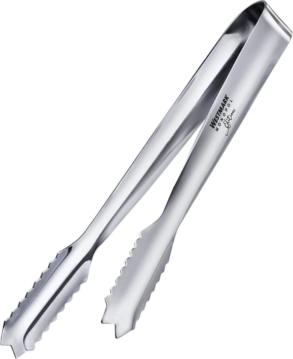 Westmark Pince à Glaçons/sucre/servir, édition Monopoly, Longueur : 18 Cm, Acier Inoxydable, Arctica, Argent, 62763360 3 Westmark Pince à Glaçons/sucre/servir, édition Monopoly, Longueur : 18 Cm, Acier Inoxydable, Arctica, Argent, 62763360