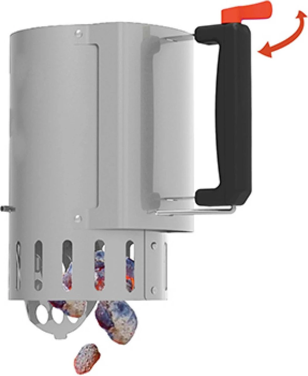 Barbecook - Démarreur De Briquettes - Démarreur De BBQ - Démarreur De Charbon De Bois - Acier Inoxydable - Ø 16,5 X 27,5 Cm 3 Barbecook - Démarreur De Briquettes - Démarreur De BBQ - Démarreur De Charbon De Bois - Acier Inoxydable - Ø 16,5 X 27,5 Cm