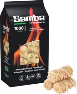 Laine D'allumage Samba, Boucles D'allumage, Wokkels - Emballage 6 Kilo Avantage - Boîte Extérieure -Magasin D'Accessoires Pour Barbecue 989x1200