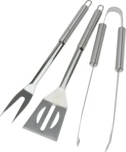 Ensemble D'outils Pour BBQ/ Barbecue 3 Pièces En Acier Inoxydable - Avec Gant De BBQ Masterchef - Cadeau Papa / Vaderdag -Magasin D'Accessoires Pour Barbecue 991x1200