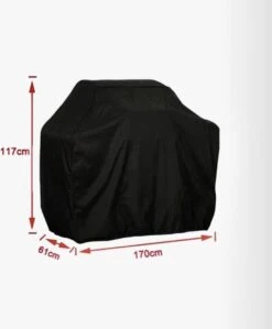 TammaT® - Housse BBQ - Housse De Protection étanche - Protection UV - Dimensions L 170 X 61 X 117 Cm - Avec Cordon De Serrage