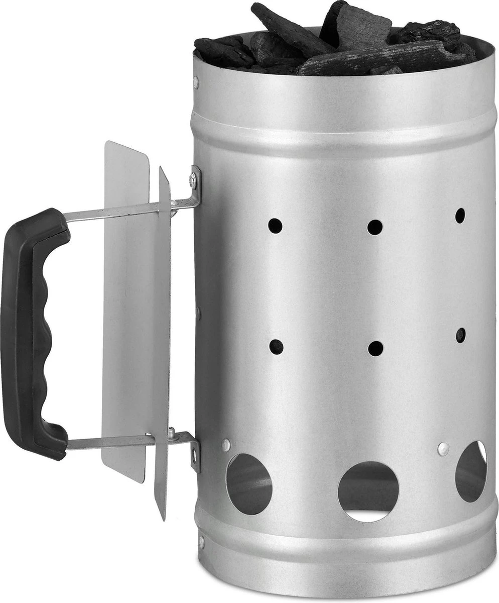 Relaxdays Briquette Starter - BBQ Starter - Charbon De Bois Starter - Barbecue Starter - Silver 3 Relaxdays Briquette Starter - BBQ Starter - Charbon De Bois Starter - Barbecue Starter - Silver