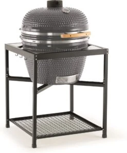 Landmann - Kamado - 26 Pouces - Grijs - Modèle De Table - Surface De Cuisson De 57 Cm - Avec Thermomètre - Avec Base Et Poignées - Double Paroi Et Isolé - Oeuf BBQ -Magasin D'Accessoires Pour Barbecue 996x1200