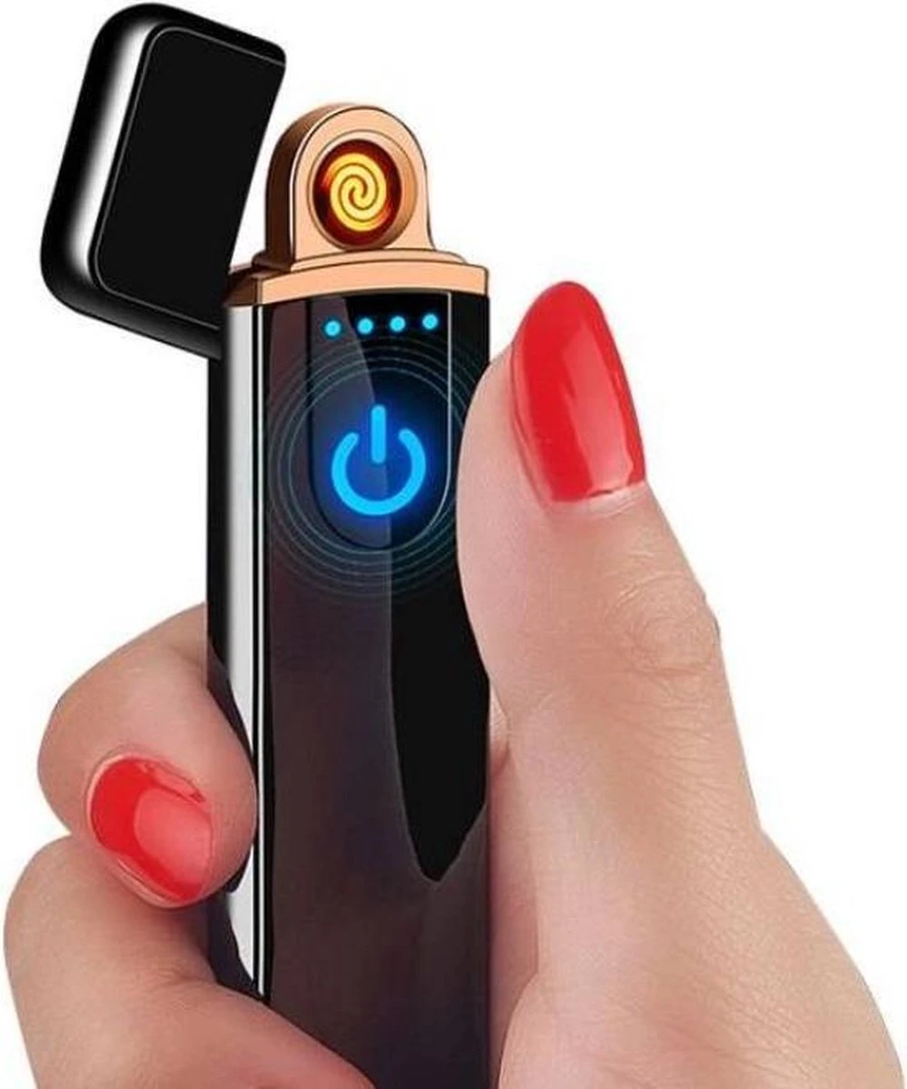 Briquet électrique Rechargeable - Résistant Au Vent Et Aux Tempêtes - Plasma - Batterie Puissante - Rechargeable 2x8 Cm 4 Briquet électrique Rechargeable - Résistant Au Vent Et Aux Tempêtes - Plasma - Batterie Puissante - Rechargeable 2x8 Cm – Image 2